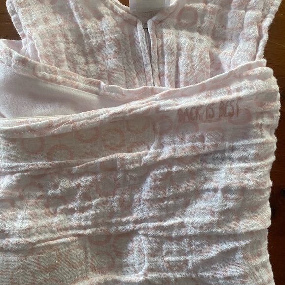 Halo cotton Swaddle Sleep Sack Small 3-6 months 13-18 lbs Pink/white - Picture 5 of 8